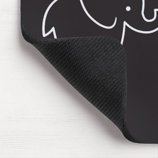 Elefant-Liebe Mousepad (Ecke)