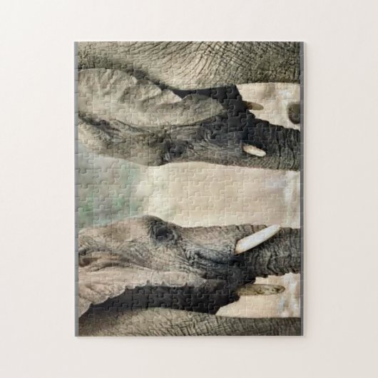 Elefant-Liebe Puzzle (Vertikal)