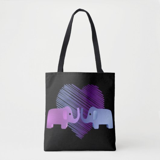 Elefant-Liebe Tasche (Vorderseite)