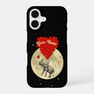 Elefant Liebesherz iPhone 16 Hülle