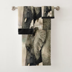 Elefant-Liebhaber Badhandtuch Set