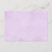 Elefant lila Blumenbuch anstelle von Karte (Rückseite)