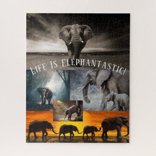 Elefant Lover Fantastisch Puzzle (Vertikal)