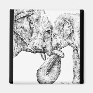 Elefant Magnet