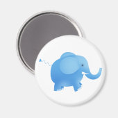 Elefant - Magnete Magnet (Vorderseite/Rückseite)