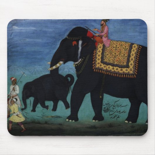 Elefant-Malerei Mousepad (Vorne)