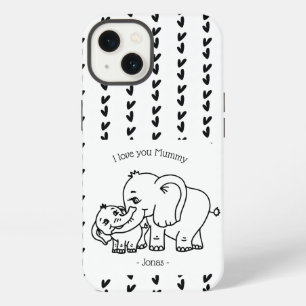 Elefant Mama & Ich personalisierter Muttertag  iPhone 13 Hülle