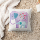 Elefant-Mama-u. -baby Kissen-niedliches Kissen (Decke)