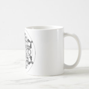Elefant-Mandala Kaffeetasse