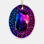 Elefant-Mandala Keramikornament (Rechts)