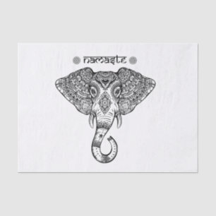 Elefant-MandalaSeidenpapier Seidenpapier