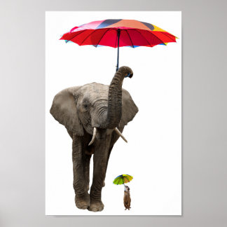 Elefant & Maus Poster
