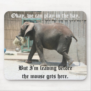 Elefant-Mausunterlage Mousepad