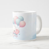 Elefant mit Ballons Jumbo-Tasse (Vorderseite Rechts)
