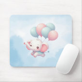 Elefant mit Ballons Mousepad (Mit Mouse)