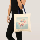 Elefant mit Ballons Tragetasche (Vorderseite (Produkt))