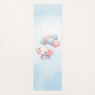 Elefant mit Ballons Yogamatte