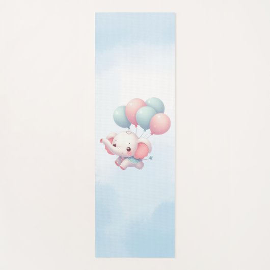 Elefant mit Ballons Yogamatte (Vorderseite)