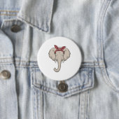 Elefant mit Bandana Button (Beispiel)