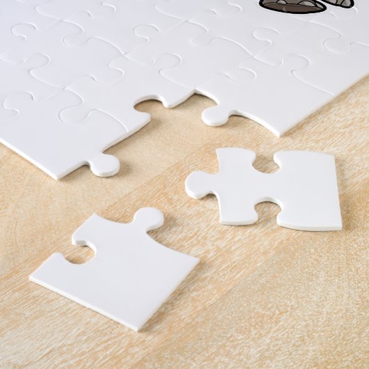 Elefant mit Basketball Puzzle (Seite)