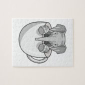 Elefant mit Cup Puzzle (Horizontal)