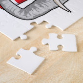 Elefant mit Drink Puzzle (Seite)