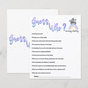 Elefant mit farbenfrohem Regenbogen-Baby-Party-Spi