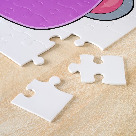 Elefant mit Fieberthermometer Puzzle (Seite)
