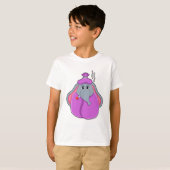 Elefant mit Fieberthermometer T-Shirt (Vorne ganz)