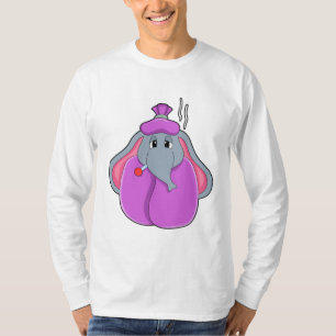Elefant mit Fieberthermometer T-Shirt