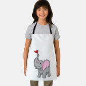 Elefant mit Flagge Schürze (Insitu)