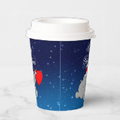 Elefant mit Geschenkpapier-Cup Pappbecher (Rechts)