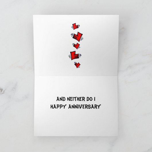 Elefant mit Herzensfeind Karte (Innenseite)