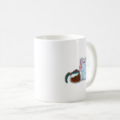 Elefant mit Kaffeekanne Kaffeetasse (VorderseiteRechts)