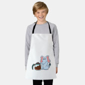 Elefant mit Kaffeekanne Schürze (Getragen)