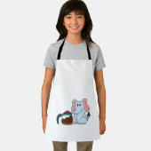 Elefant mit Kaffeekanne Schürze (Insitu)