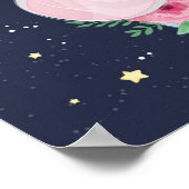 Elefant mit Kätzchen Poster (Ecke)