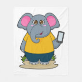 Elefant mit mobil fleecedecke (Vorderseite)