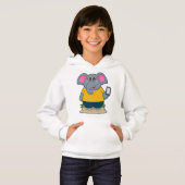 Elefant mit mobil hoodie (Vorne ganz)