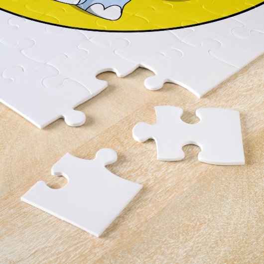 Elefant mit Mond und Sternen Puzzle (Seite)