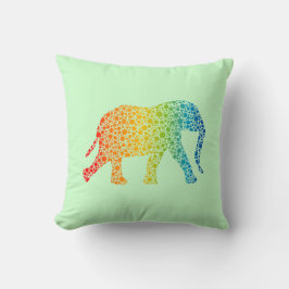 Elefant mit Punkten Kissen