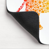 Elefant mit Punkten Mousepad (Ecke)