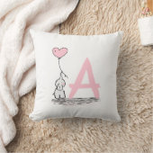 Elefant mit rosa kissen (Decke)