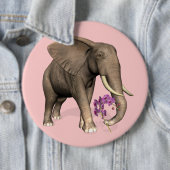 Elefant mit rosa Orchid Button (Beispiel)