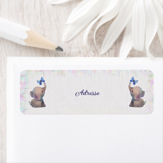 Elefant mit Schmetterling (Insitu)