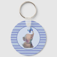Elefant mit Schmetterling