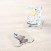 Elefant mit Schmetterling Untersetzer (Vor Ort)