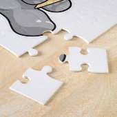 Elefant mit Schokoladeneis Puzzle (Seite)