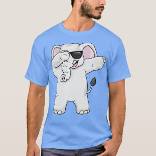 Elefant mit Sonnenbrille am Hip Hop Dance Dab T-Shirt