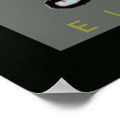 Elefant mit Sternendekor Poster (Ecke)